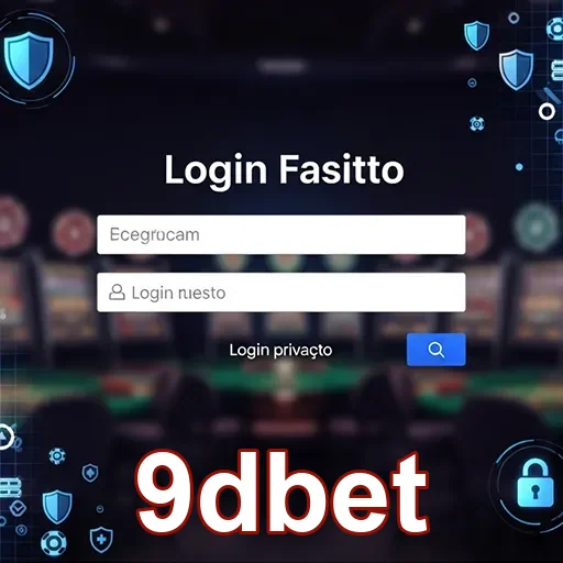 Usuário acessando login rápido na 9dbet